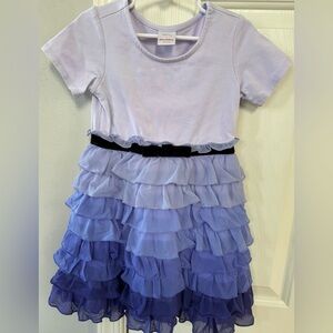 Hanna Andersson Lavender ruffle dress size 6